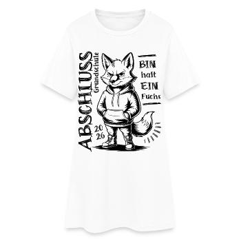 Remise des diplômes de l’école primaire 2026 - Je ne suis qu’un renard - Robe T-shirt Femme - blanc - Devant