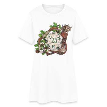 Rollenspiel Tabletop D20 Würfel Geschenk Ranger - Frauen T-Shirt-Kleid - Weiß - Vorne