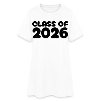 Class of 2026 - Women’s T-Shirt Dress - white - Front