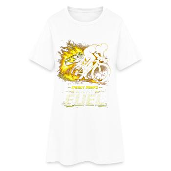Les boissons énergisantes sont mon carburant - Robe T-shirt Femme - blanc - Devant