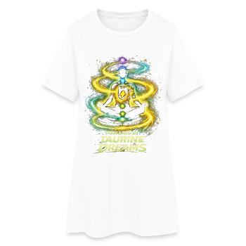 Boisson énergisante alimentée par Taurine Dreams - Robe T-shirt Femme - blanc - Devant