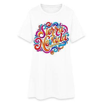 Explosion des couleurs en Sierra Nevada, Colombie - Robe T-shirt Femme - blanc - Devant