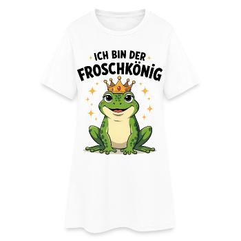 Conte de fées du Prince Grenouille Héritier - Robe T-shirt Femme - blanc - Devant