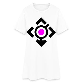 symbole LGBT - Robe T-shirt Femme - blanc - Devant
