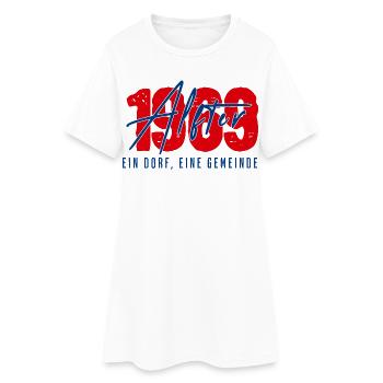 1969 Alfter Ein Dorf eine Gemeinde - Robe T-shirt Femme - blanc - Devant