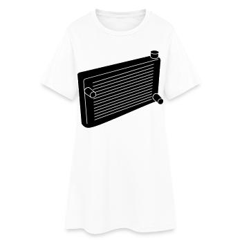 Radiatore_del_motore_m1 - Women’s T-Shirt Dress - white - Front