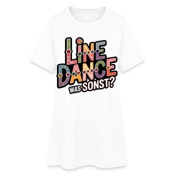 Danse en ligne Quoi d’autre ? - Robe T-shirt Femme - blanc - Devant