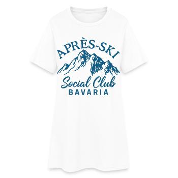 Après Ski Social Club Bavaria - Women’s T-Shirt Dress - white - Front