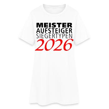 Champions, grimpeurs, vainqueurs en 2026 - Robe T-shirt Femme - blanc - Devant