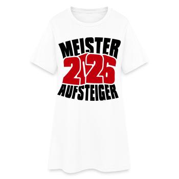 Champion et équipe promue 2026 - Robe T-shirt Femme - blanc - Devant