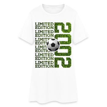 LIMITED EDITION 2002 FOOTBALL 24TH BIRTHDAY - Women’s T-Shirt Dress - white - Front
