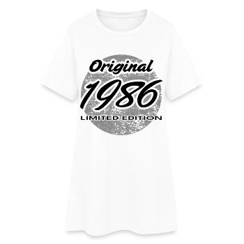 40th Birthday 1986 Gift for Men and Women - Women’s T-Shirt Dress - white - Front