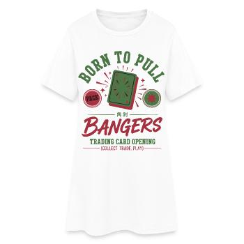 Born To Pull Bangers Ouverture de cartes à collectionner - Robe T-shirt Femme - blanc - Devant