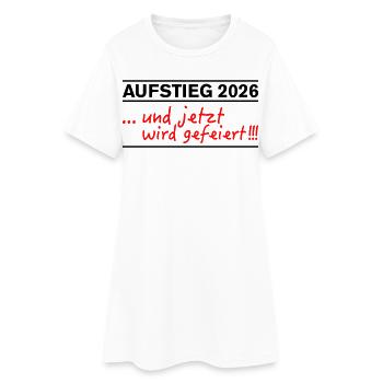 Promotion 2026 : La promotion est désormais célébrée - Robe T-shirt Femme - blanc - Devant