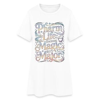 Pharmacist Student Pharm Life Because Clinical - Frauen T-Shirt-Kleid - Weiß - Vorne