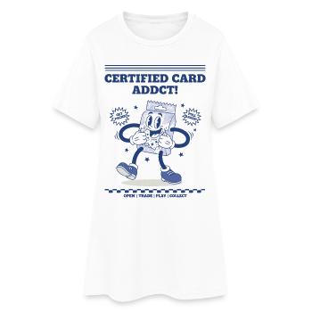 Pack d’extension de cartes à collectionner Certified Card Addict - Robe T-shirt Femme - blanc - Devant