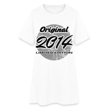 12e anniversaire 2014 cadeau garçons et filles - Robe T-shirt Femme - blanc - Devant
