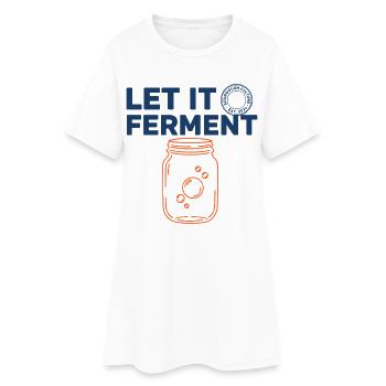 Pot de levain pâtissier Baker Pain Levain - Robe T-shirt Femme - blanc - Devant