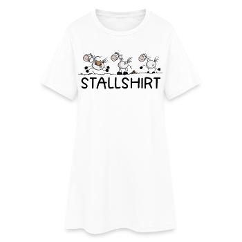 Écurie drôle de cheval chemise Homme bâton de cheval - Robe T-shirt Femme - blanc - Devant