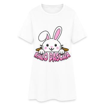 Kalo Pascha orthodoxe Pâques Pâques grecques - Robe T-shirt Femme - blanc - Devant