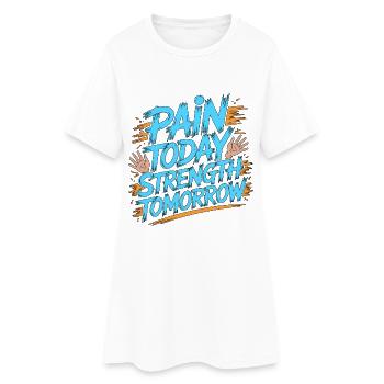 Hand Therapist Pain Today Strength Orthopedic - Frauen T-Shirt-Kleid - Weiß - Vorne