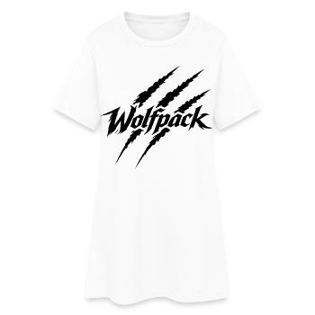 Woldsrudel - Women’s T-Shirt Dress - white - Front