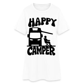 Campeur - Robe T-shirt Femme - blanc - Devant