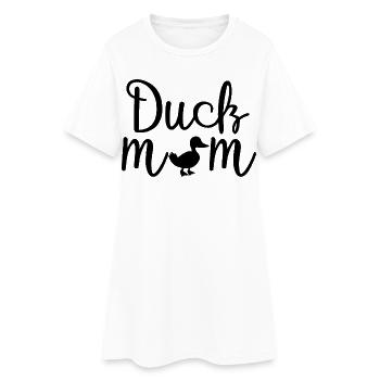 Chemise Duck Mom – Cadeau drôle pour la fête des mères - Robe T-shirt Femme - blanc - Devant
