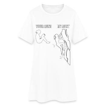 Escalade Aunt Bouldering - Robe T-shirt Femme - blanc - Devant