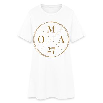 Mamie 27 ans - Robe T-shirt Femme - blanc - Devant