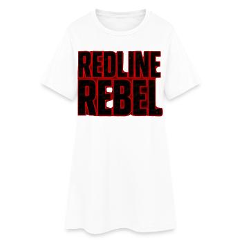 Chemise Redline Rebel pour vêtements de ville hommes - Robe T-shirt Femme - blanc - Devant