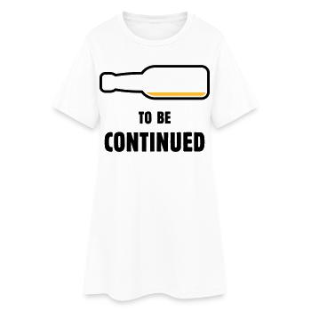 À suivre (Bière / Bière (POS 2C)) - Robe T-shirt Femme - blanc - Devant
