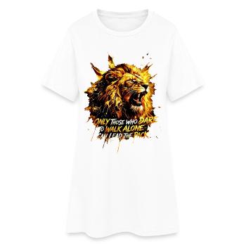 Leo Leader The Pack Motivation - Robe T-shirt Femme - blanc - Devant
