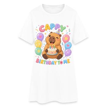 Birthday, Children's Birthday, Birthday Party - Women’s T-Shirt Dress - white - Front