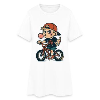 BMX Rebel Street Kid - Robe T-shirt Femme - blanc - Devant