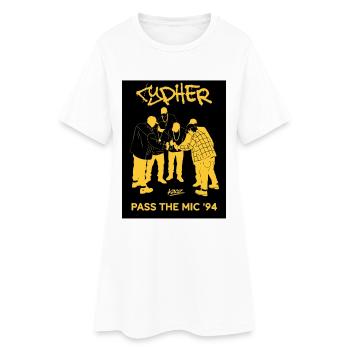 Pass the Mic '94 – Cercle - Robe T-shirt Femme - blanc - Devant