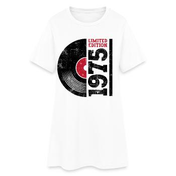 Millésime 1975 - Robe T-shirt Femme - blanc - Devant