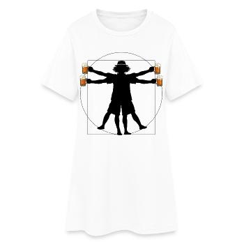 Fête de la bière à Malle Beer et de l’alcool à Majorque - Robe T-shirt Femme - blanc - Devant