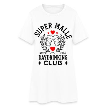 Club de dégustation de jour Super Malle 2026 - Robe T-shirt Femme - blanc - Devant