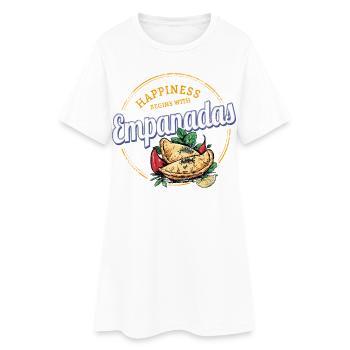 Empanada Snack Vintage Espagne Rétro Dumplings - Robe T-shirt Femme - blanc - Devant