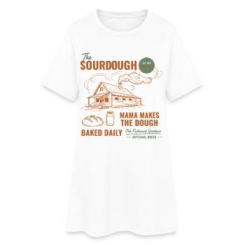 Sourdough Bread Baking Baker Sourdough Starter Era - Women’s T-Shirt Dress - white - Front