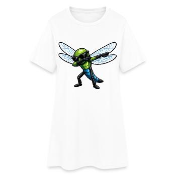 Dab de la Libellule - Robe T-shirt Femme - blanc - Devant