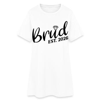 Mariée suédoise 2026 - Robe T-shirt Femme - blanc - Devant