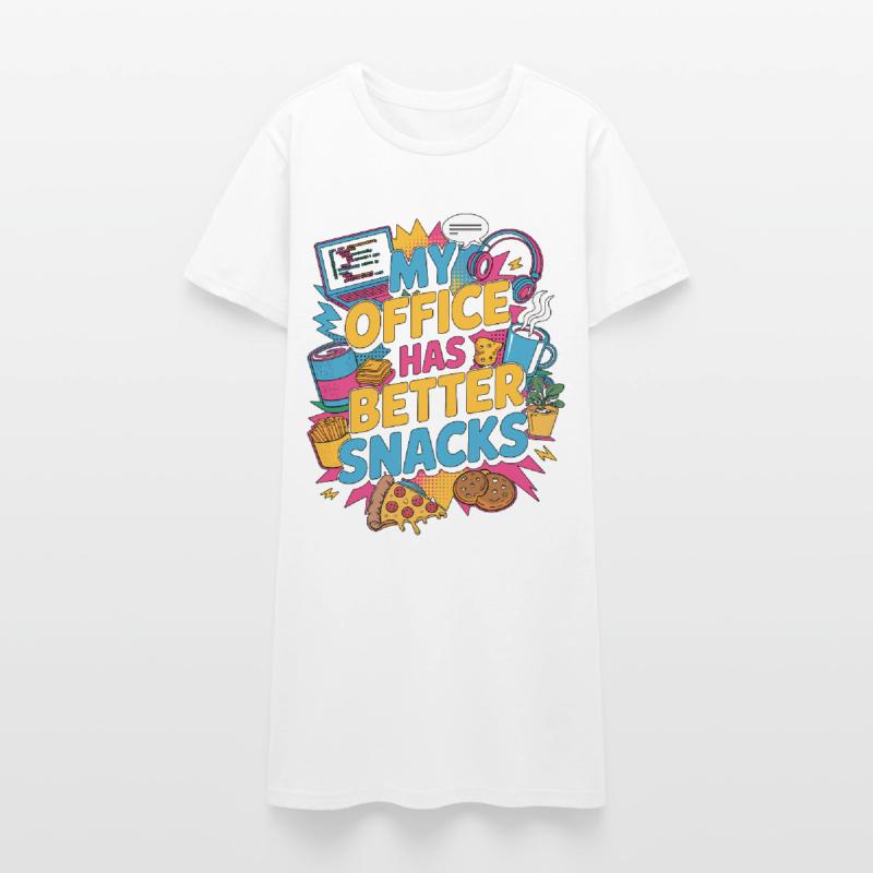 Remote Developer My Office Has Software Engineer Frauen T-Shirt-Kleid