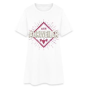 Ahrweiler an der Ahr Retro Weintrauben Souvenir - Frauen T-Shirt-Kleid - Weiß - Vorne