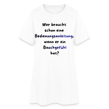 Instandhaltung T-Shirt Lustiges Geschenk Handwerk! - Frauen T-Shirt-Kleid - Weiß - Vorne