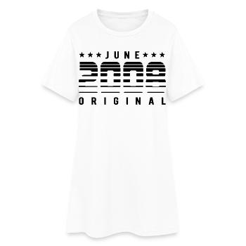 Édition limitée cadeau d’anniversaire de juin 2008 - Robe T-shirt Femme - blanc - Devant