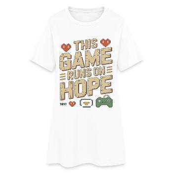Game Developer This Game Runs On Indie Developer - Women’s T-Shirt Dress - white - Front