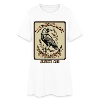 Lughnasadh August Lughnasa Lammas First Festival - Women’s T-Shirt Dress - white - Front