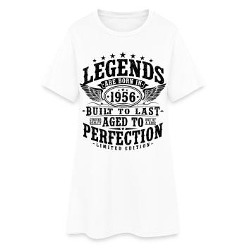 70. Geburtstag1956 Jahrgang Vintage Geschenk - Frauen T-Shirt-Kleid - Weiß - Vorne